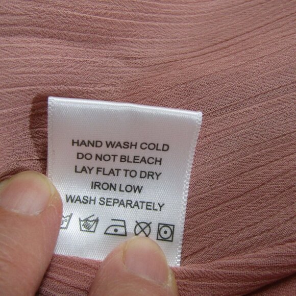 TULAROSA NWT Smocked S Cottagecore Fairy Maxi Long Dress Gown Peach Blush Prom - Picture 10 of 11